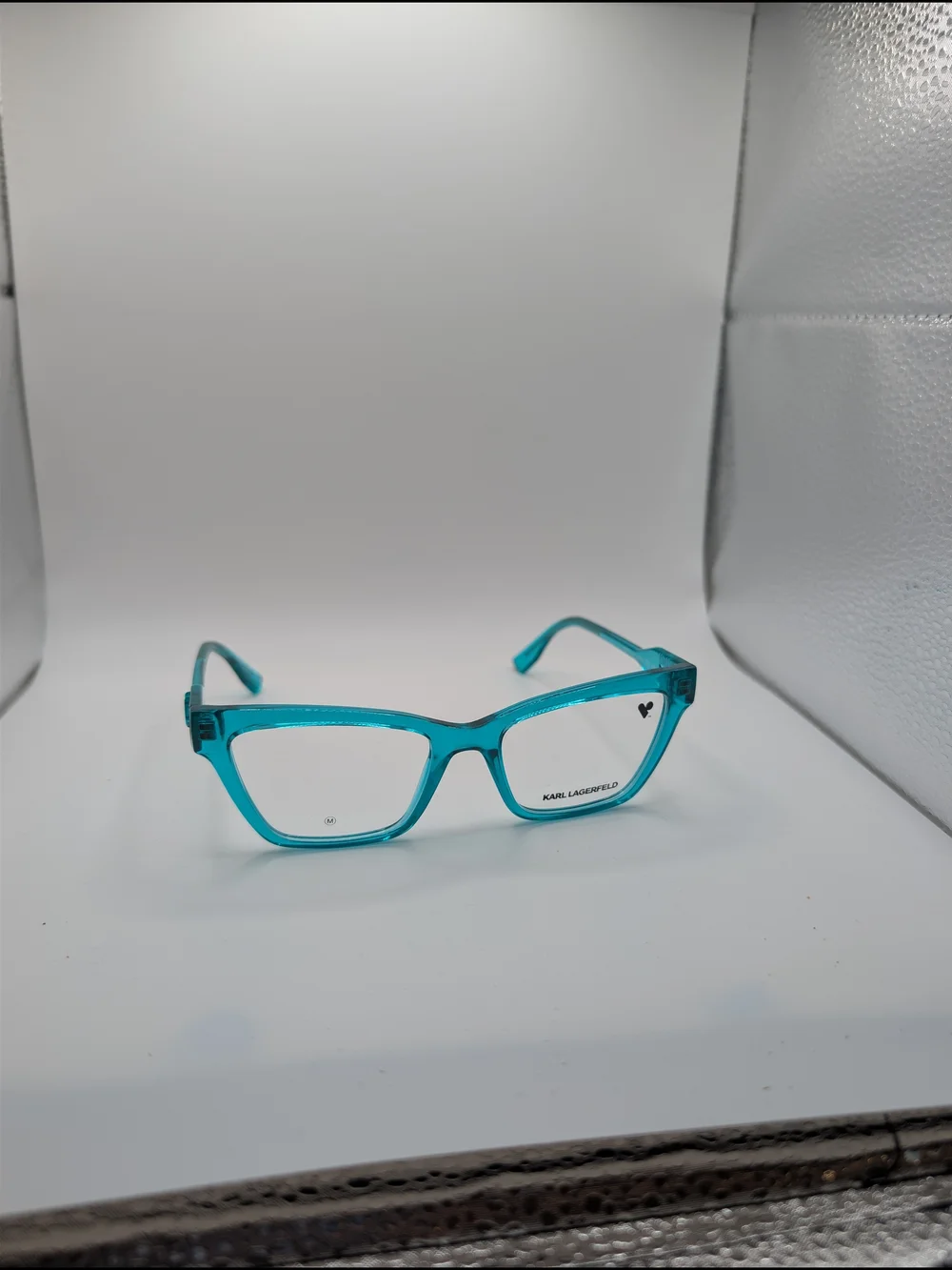 ​Karl Lagerfeld KL6135 Aqua Turquoise Cat Eye Eyeglass Frames NWT 53-18-140